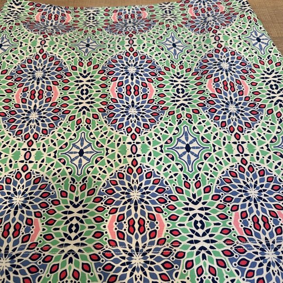 TALBOTS WOMENS GREEN AND PURPLE SKIRT SIZE 14 - Picture 2 of 7